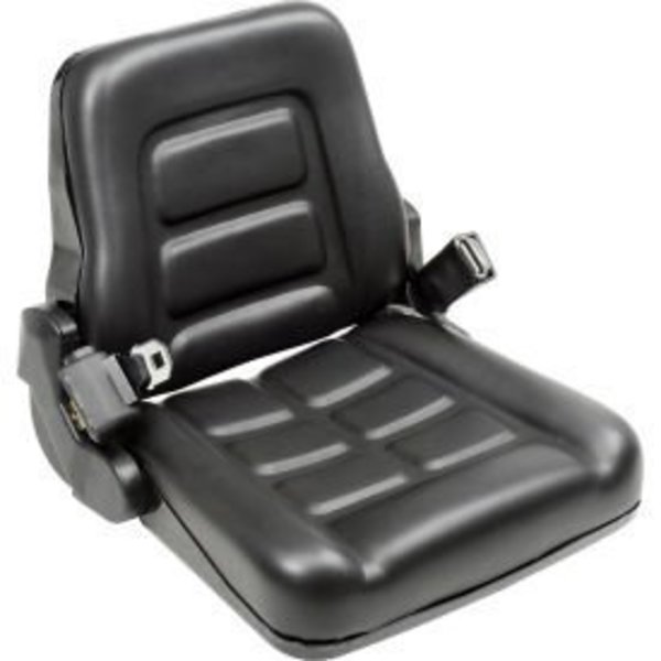 Global Equipment Global Industrial„¢ Vinyl Forklift Truck Seat with Seat Belt Z101
